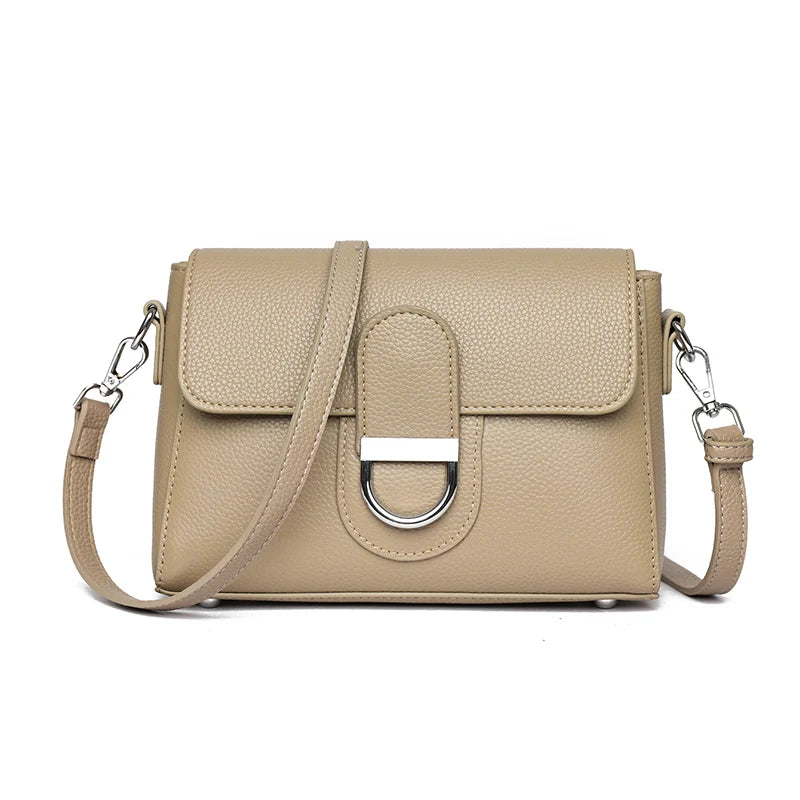 The Legacy-Flap Silhouette Luxury Cowhide Crossbody