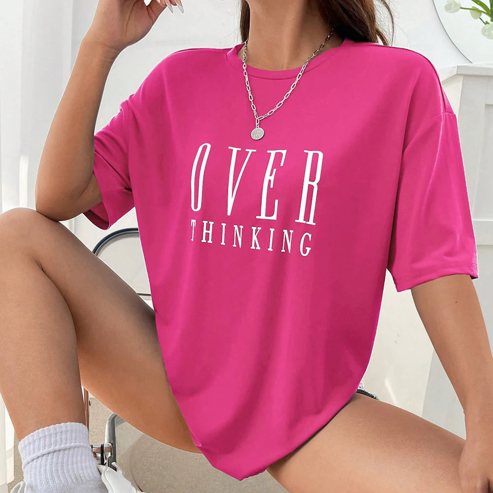 The Overthinking Tee: Women’s Vintage-Inspired Cotton Top