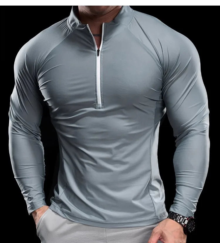 Men’s Autumn Quick-Drying Training T-Shirt | Long Sleeve Gym Fitness Top