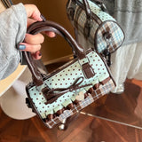 Die gepunktete koreanische Bowler Bag