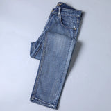 Men’s Slim Elastic Fashion Jeans | Stretch Business Denim Vaqueros Hombre