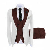 Herren 3-teiliger High-End-Anzug – Casual Business & formeller Gesellschaftsanzug
