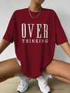 The Overthinking Tee: Women’s Vintage-Inspired Cotton Top