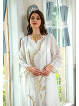 Luxury Sequin Muslim Party Dress | Moroccan Abaya and Jalabiya Evening Gown