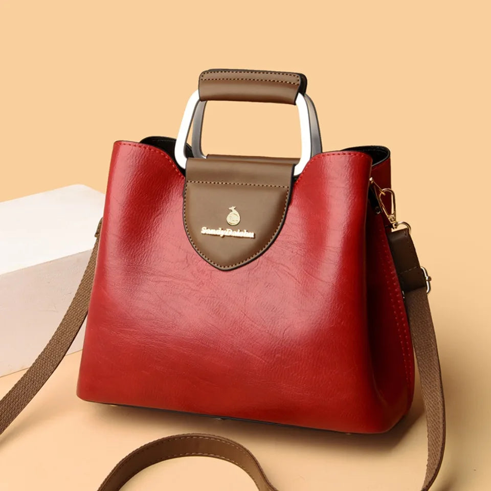Die Sovereign-Tote Silhouette Luxuriöse Handtasche aus hochwertigem Leder