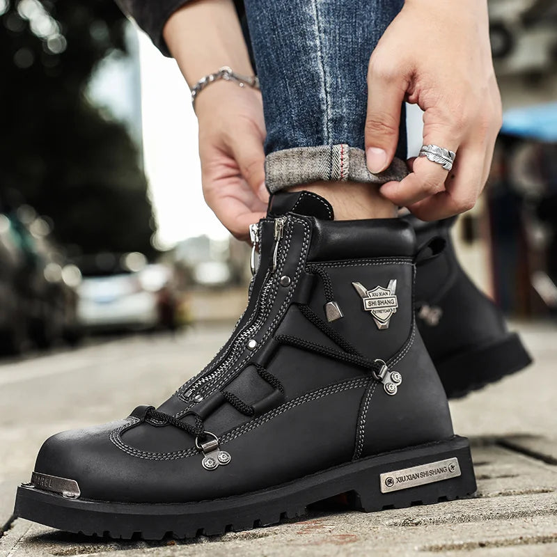 Peak Performance Men’s Hiking Boots: Waterproof Winter Snow Boots with Thermal Plush Lining