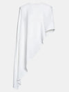 Fashion Satin Tank Top for Women Featuring a Sophisticated Drape and Short Cap Sleeves
