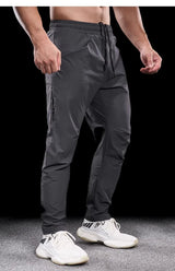 Men’s Micro-Elastic Gym Fitness Trousers | New Quick-Drying Running Training Pants