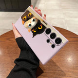 Three Little Kittens Silicone Case for Samsung Galaxy S25 S24 S23 Ultra