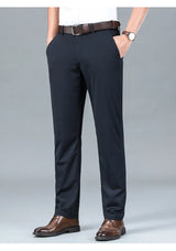 Herren-Eisseiden-Business-Casual-Hose | Ultraleichte, schnelltrocknende Sommeranzughose