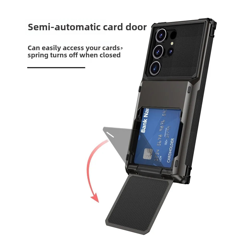 Premium Wallet Case with Card Holder for Samsung Galaxy S26 S25 S24 Ultra And A Series