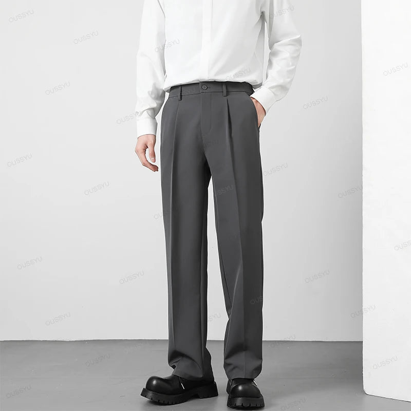 Herren Herbst Casual Business Hose – Koreanischer Stil Elastische Bundhose