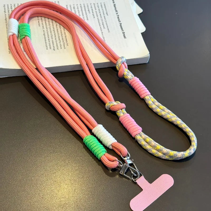 Modisches kreatives geknotetes Telefon-Lanyard | Universeller langer Umhängeriemen