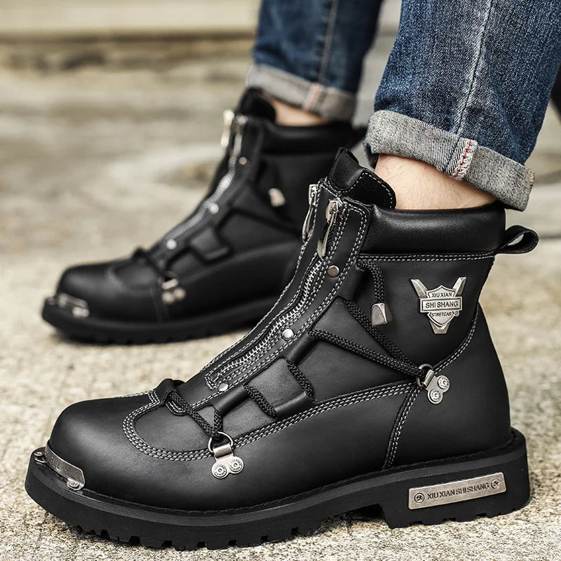 Peak Performance Men’s Hiking Boots: Waterproof Winter Snow Boots with Thermal Plush Lining