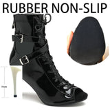 Professional Women’s Latin Dance Sandals – Thin High Heel Stilettos