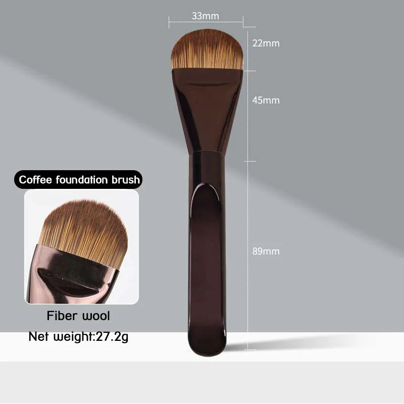 Der Skin-Mimic Präzisionspinsel Ultradünnes zungenförmiges Foundation-Tool