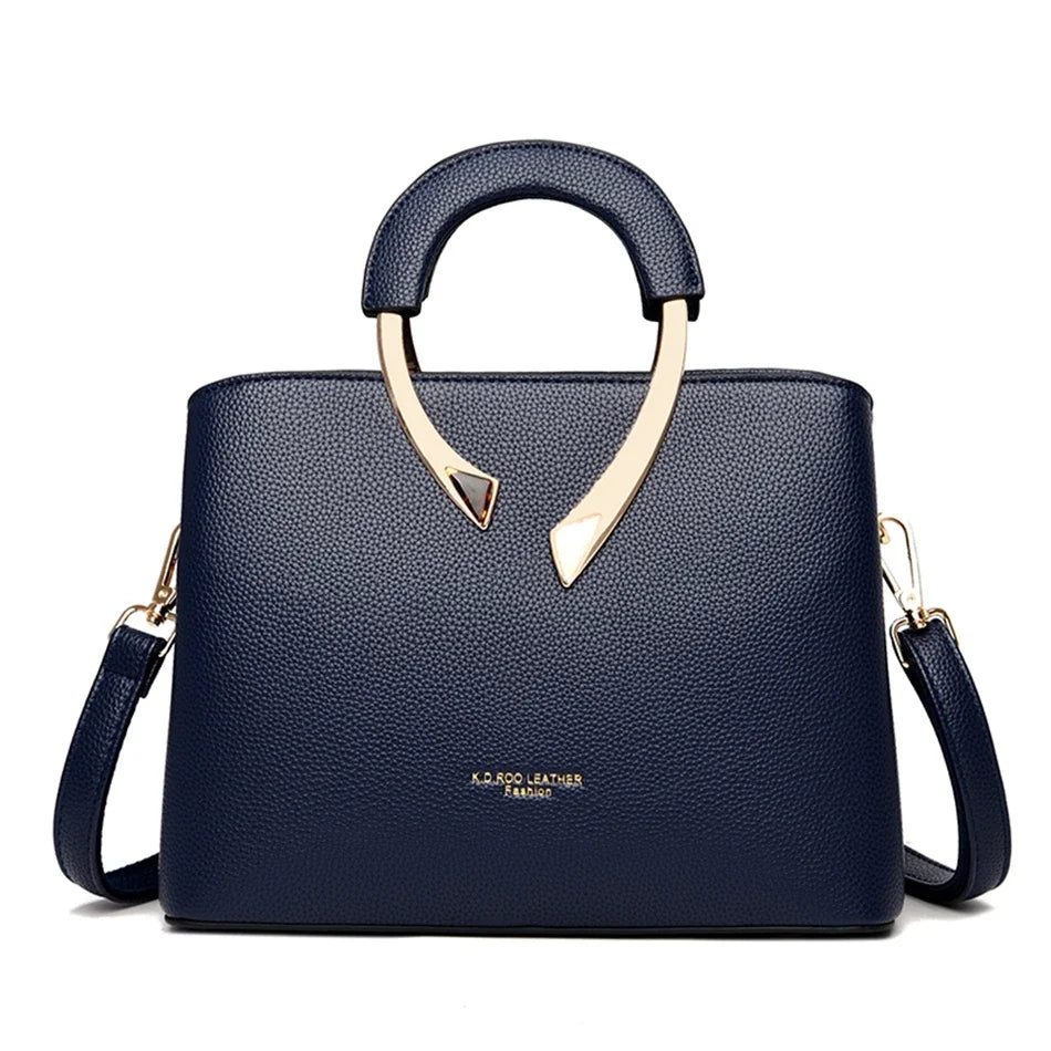 The Urban-Essence Tote Luxury PU Leather Handbag