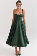 Women's Summer French Corset Waist Summer Evening Gown