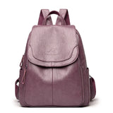 Women's Soft Leather Fashion Backpack | Ladies Designer Shoulder Bag