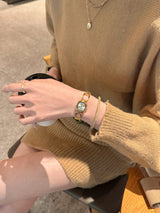 Die Ätherische Quadrat: Neue Luxus-Skelett-Armbanduhr – Exquisite Quarzuhr mit hohlen Gliedern
