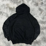 Herren Y2K Gothic Oversized Kapuzenjacke mit Reißverschluss – Amerikanisches Mode-Muster-Print, Harajuku Hip Hop Kapuzenpullover