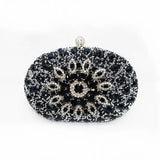 Luxury Crystal Diamond Evening Clutch | Elegant Wedding Cell Phone Purse