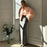 Damen Rosa Kunstpelzjacke – Verdickter Warmer Wintermantel, Lockerer Modischer Langarm-Mantel