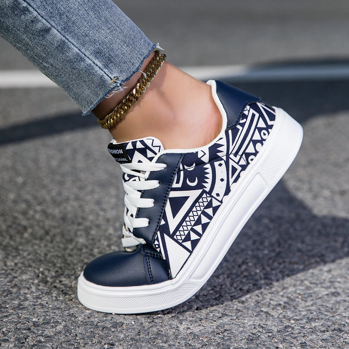 Damen-Sneaker für die Freizeit – Leichte Skateboard-Schuhe