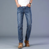 Men’s Slim Elastic Fashion Jeans | Stretch Business Denim Vaqueros Hombre