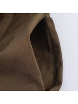 Elegantes Hemdkleid mit Reverskragen, Gürtel, langen Ärmeln, Einreiher, Herbst, Maxi
