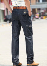 Herren Cargo-Jeans mit mehreren Taschen