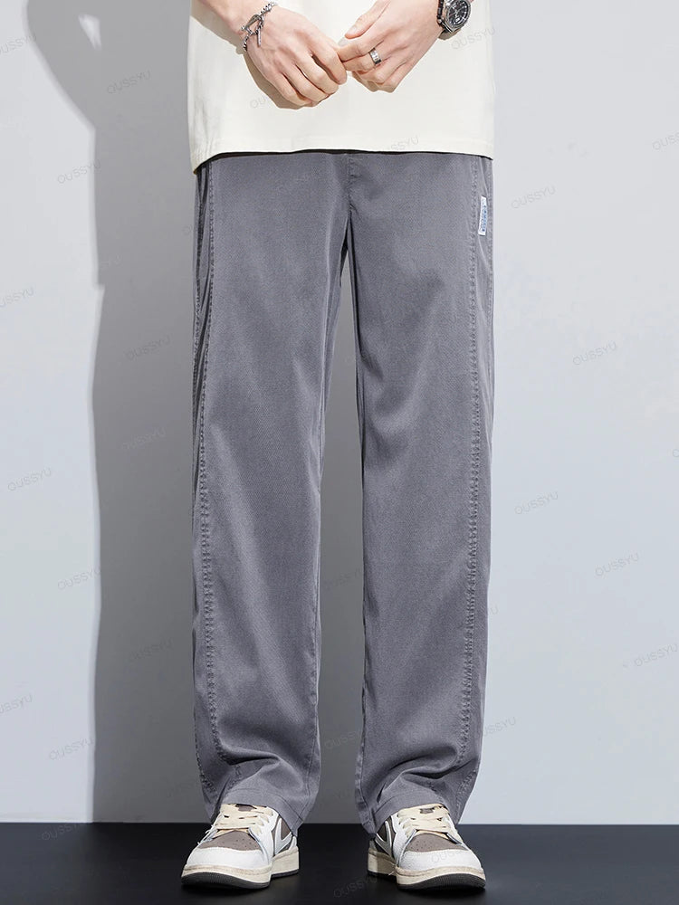 Men’s Ultrathin Lyocell Summer Pants – High Quality Soft Casual Trousers