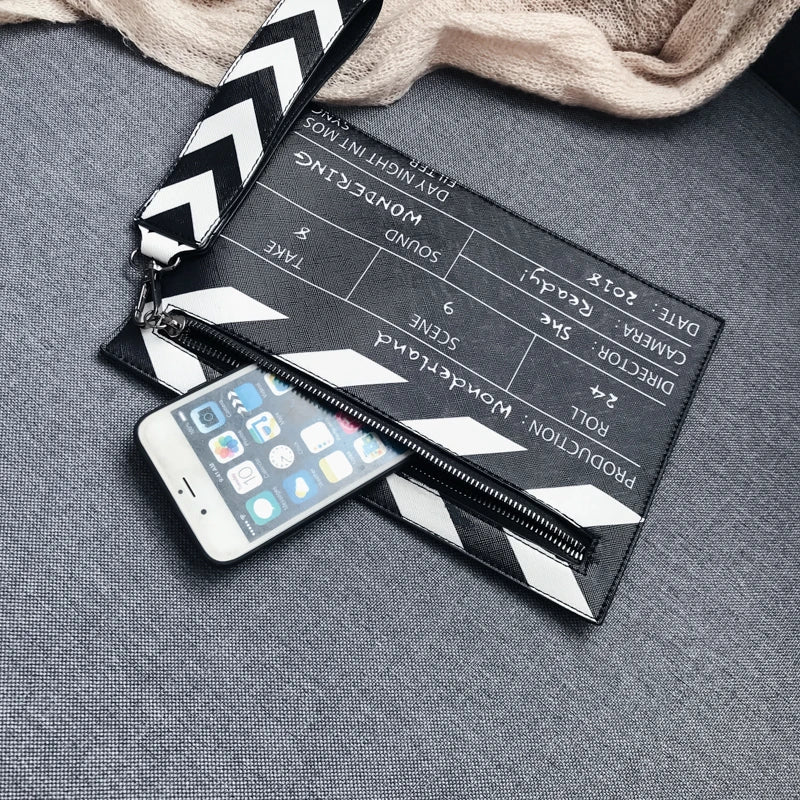 Funny Movie Prop Design Shoulder Bag | Creative Letter Print Clutch Bag