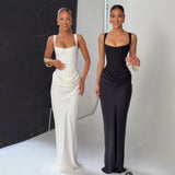 The "Midnight Muse" Corset Gown: A Sculpted Maxi with Internal Boning and Floor-Length Draping