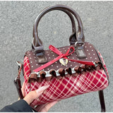 Die gepunktete koreanische Bowler Bag