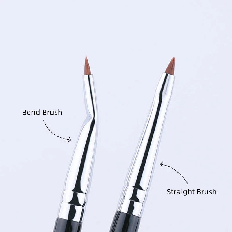 Der „Winkelblick“ Präzisionspinsel: Eyeliner-Werkzeug mit gebogenem Kopf