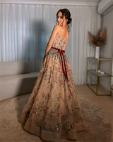 Champagner Sharon Happy Abendkleid | Elegantes Festliches Kleid für besondere Anlässe