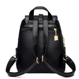 Hochwertiger Lederrucksack für Damen | Premium Schulranzen für Mädchen