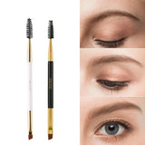 Professional Dual Eyebrow Brush and Comb | Precision Eye Brow Shaper