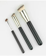 3 Pcs Professional Makeup Brush Set | 170 Foundation Brush, 270 & 370 Concealer Brushes