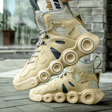 Luxuriöse Wheel-Sole Sneaker für Herren – Atmungsaktive Designer Fashion-Sneaker