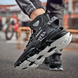 The "Shadow-Elite" Luxury Trainer | Stealth Black Mens Designer Sneaker