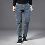 Men’s Regular Fit Classic Straight Leg Denim Stretch Jeans