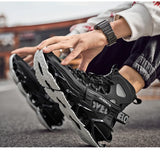 The "Shadow-Elite" Luxury Trainer | Stealth Black Mens Designer Sneaker