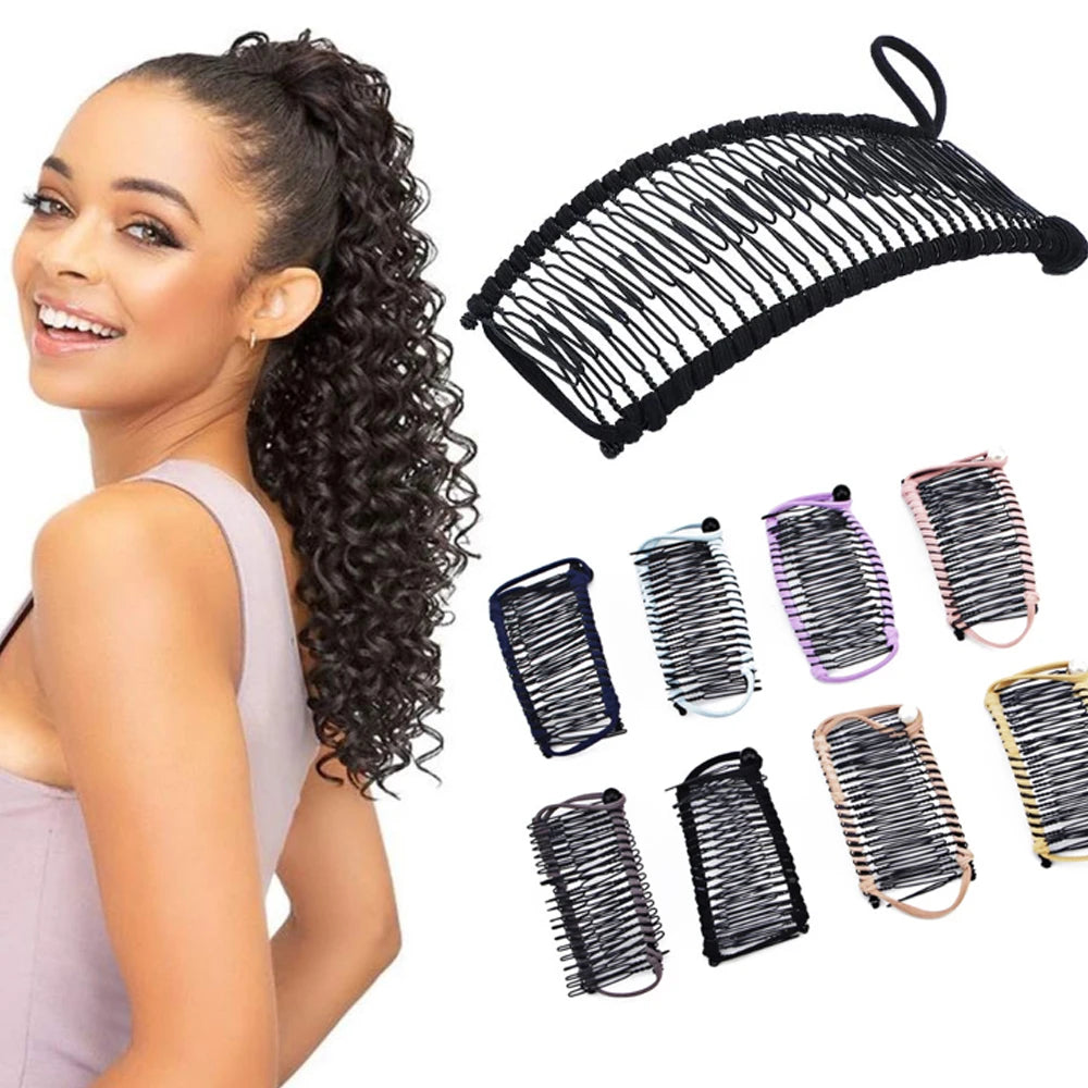 The "Texture-Grip" Banana Clip: 20/30 Tooth High-Capacity Comb