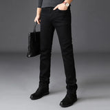 Men’s Regular Fit Classic Straight Leg Denim Stretch Jeans