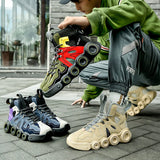 Luxuriöse Wheel-Sole Sneaker für Herren – Atmungsaktive Designer Fashion-Sneaker