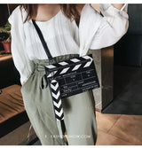 Lustige Film-Requisiten-Design-Umhängetasche | Kreative Clutch mit Buchstabenaufdruck