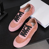 Moralische Trainingsschuhe für Damen – Retro Color-Blocked Sneakers