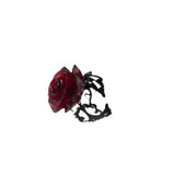 Retro Goth Red Rose Ring for Women – Punk Personality Flower Finger Ring